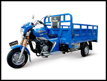 파란 오토바이 화물 발동기 달린 자전거 3 바퀴는 세발자전거 550KG 적재 능력을 자동화했습니다