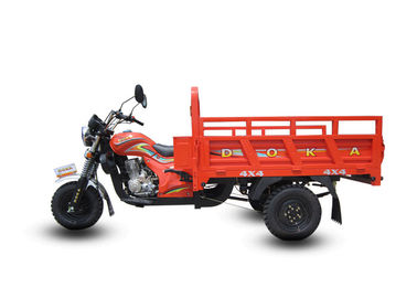 빨간 150CC는 화물 세발자전거, 가벼운 화물 상자를 가진 중국 사람 Trike 오토바이를 자동화했습니다