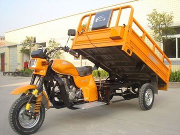 주황색 중국 3 짐수레꾼 화물 모터 세발자전거 열려있는 체형 9kw