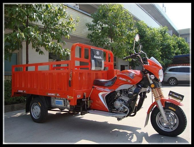 자동화된 250CC 화물 세발자전거, 중국 사람 3 바퀴 오토바이 열려있는 체형