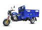 공기 냉각 150CC 화물 세발자전거는, 전기 3 진한 파란색 오토바이를 선회합니다